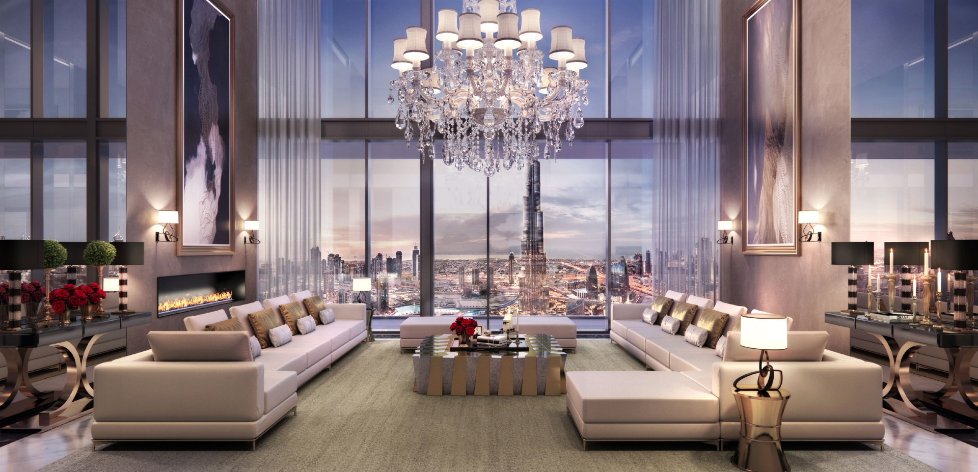 Dorchester Collection, Penthouse Interior Render