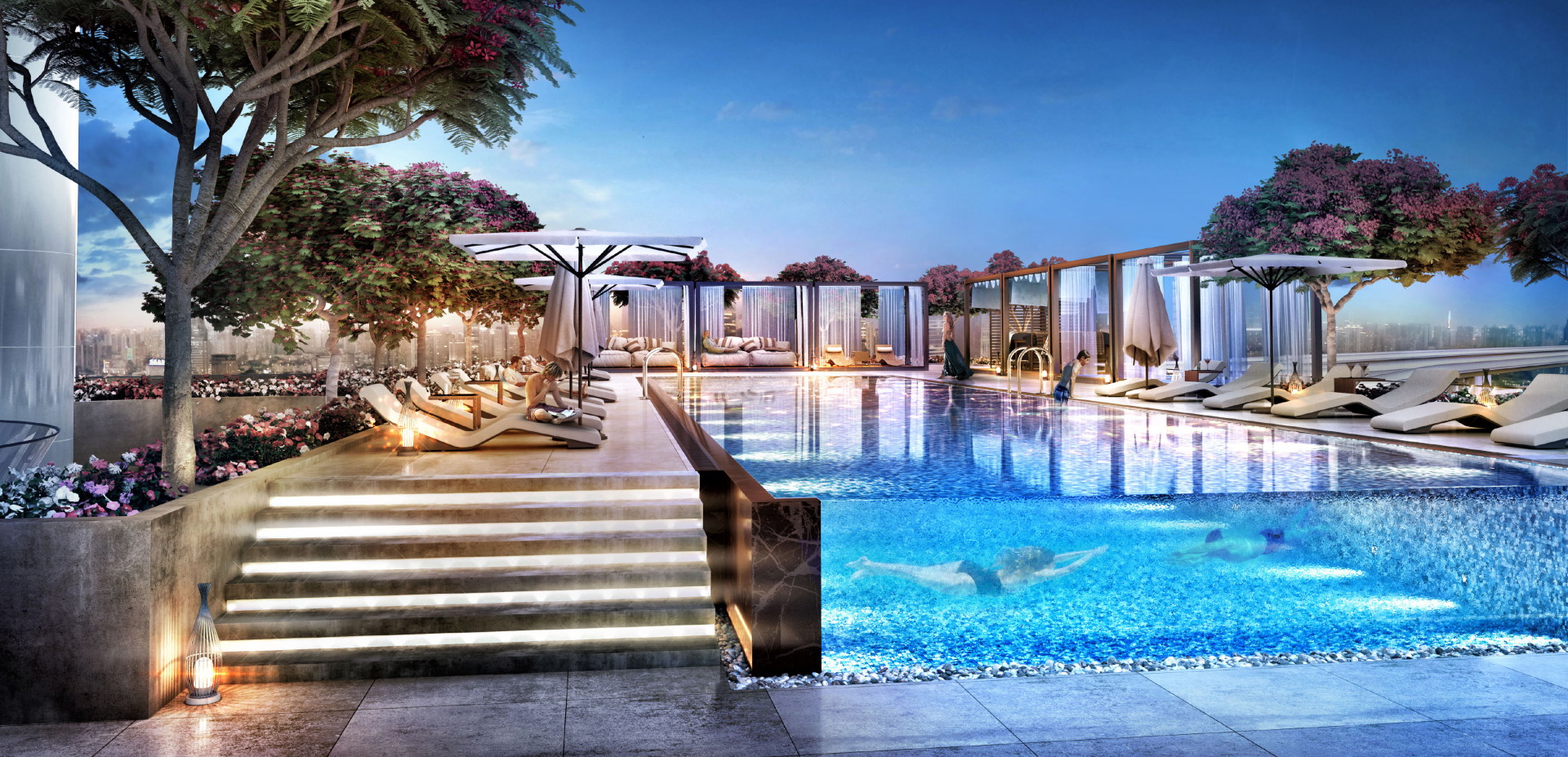 Dorchester Collection Pool Render