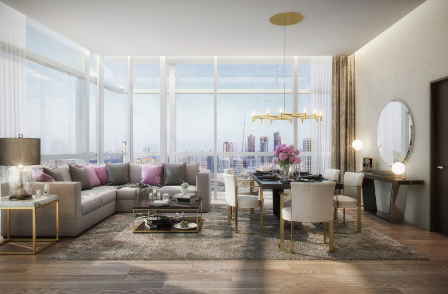 Langham Place Dubai, Living Room