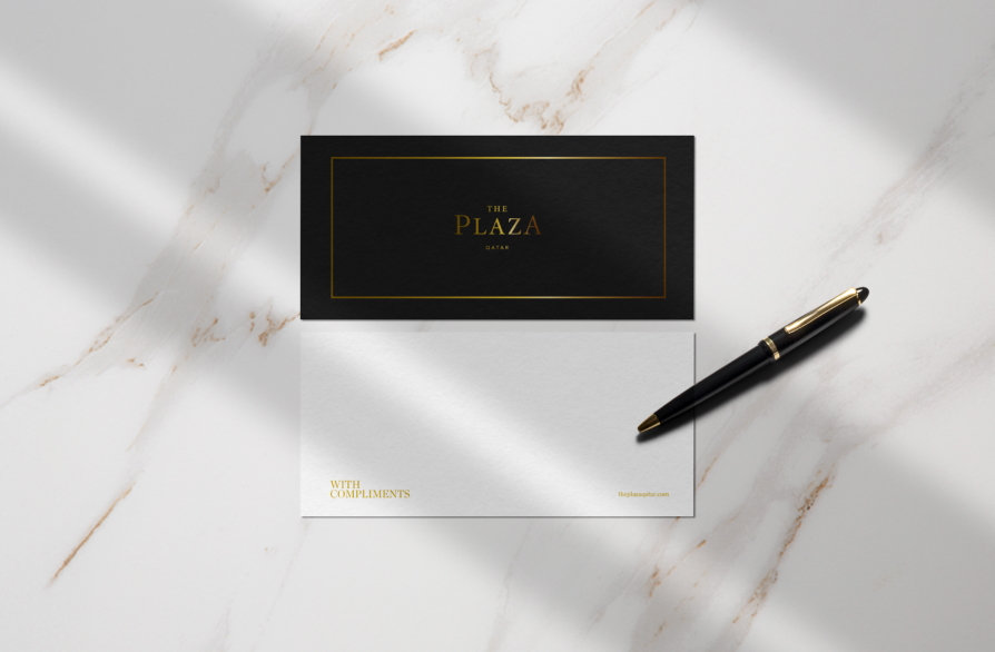 The Plaza Qatar, Compliments Slip