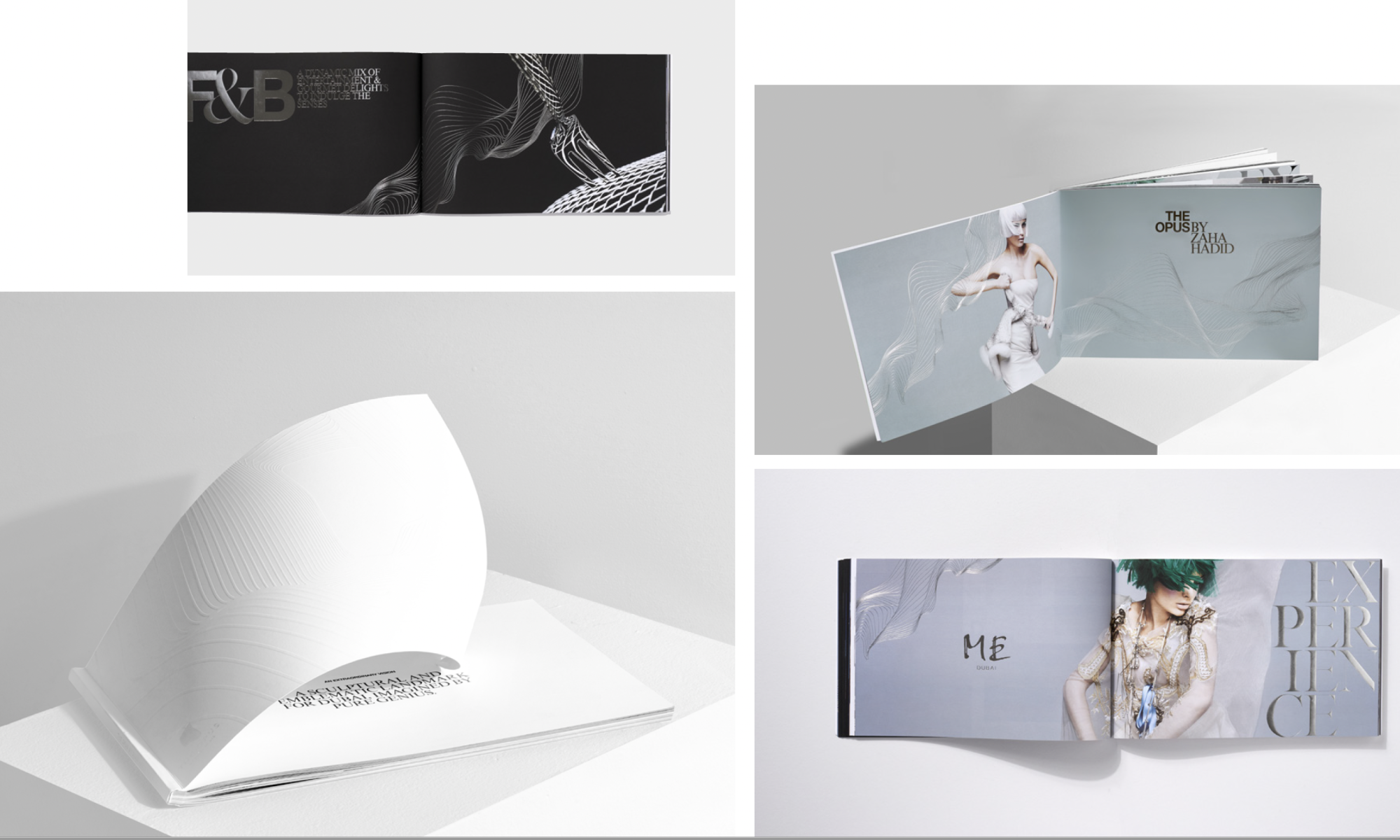 luxury brochure design Collage