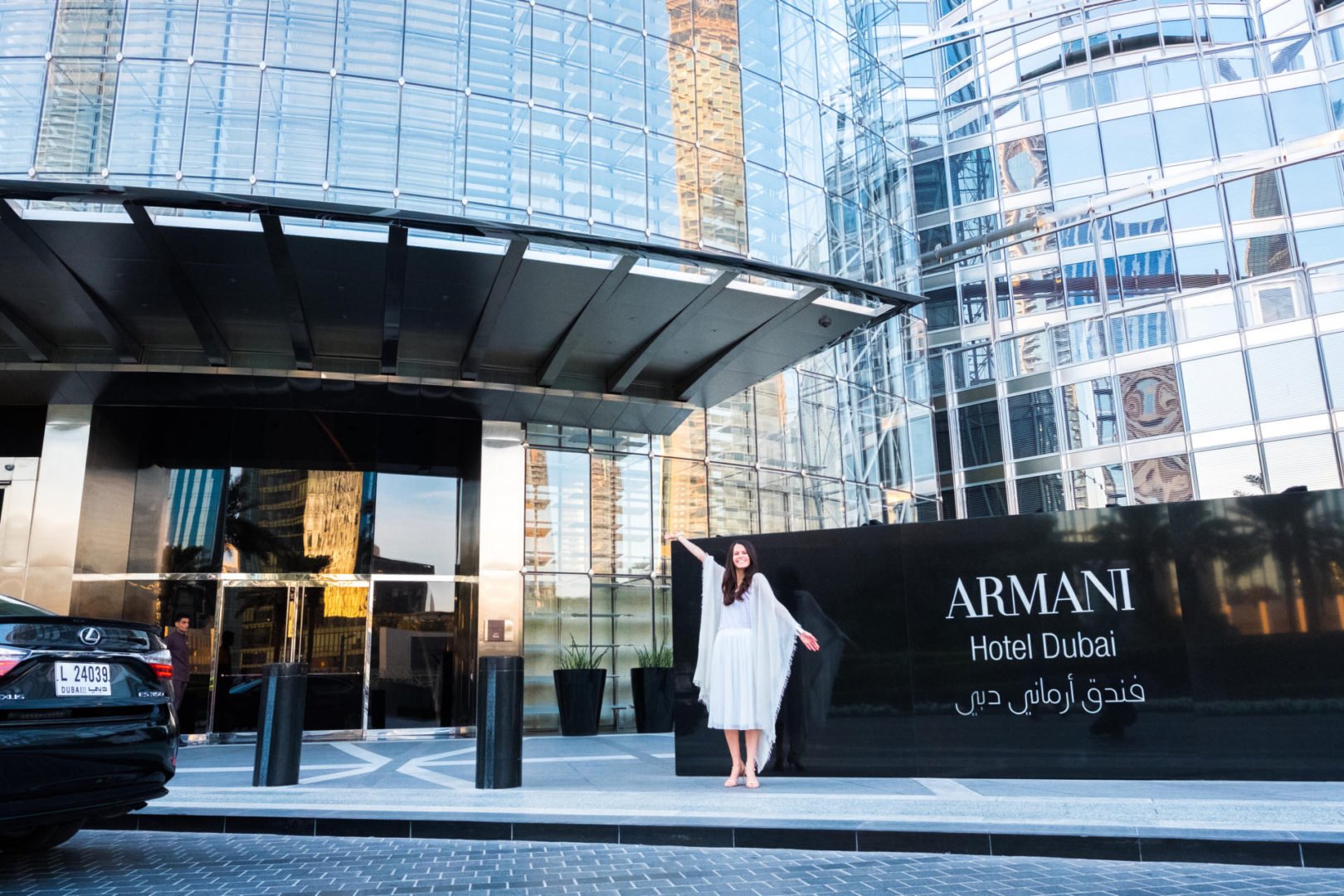 Armani Residences Front Entrance