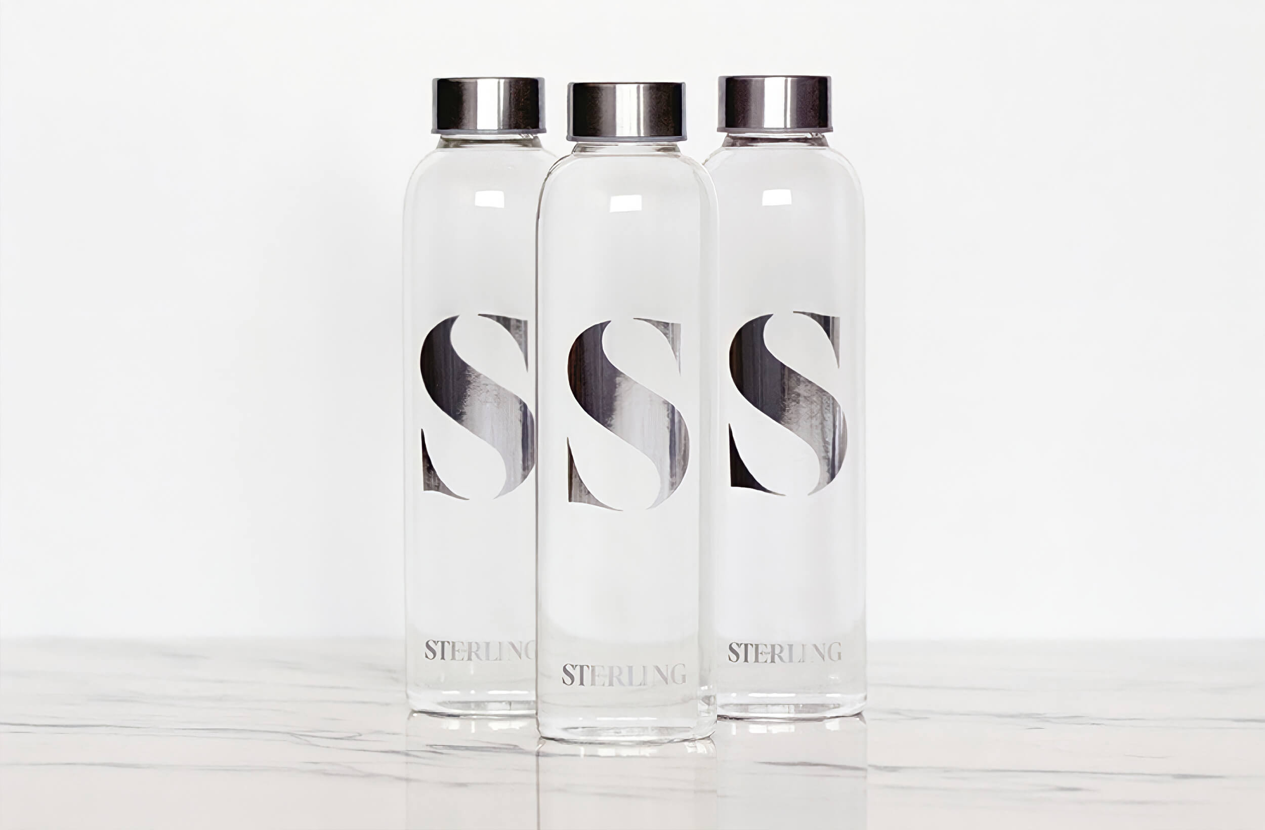 The Sterling, Dubai, branded water bottles